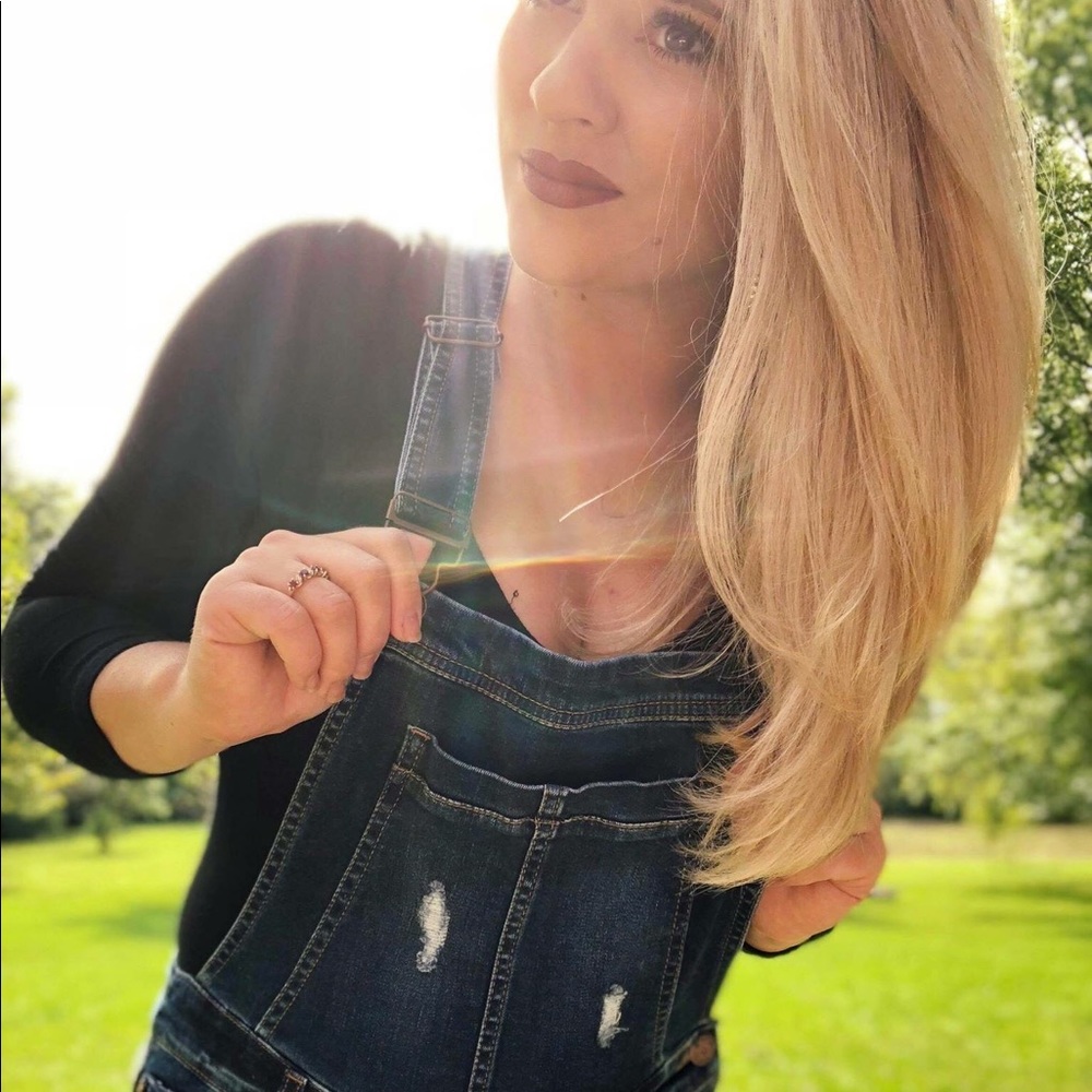 Denim overalls